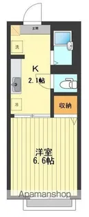 ロワール【102号室号室】の間取り