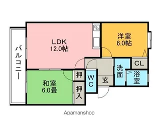 サンハイツ小森野【C23号室】の間取り