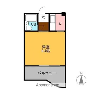 酒向第3ビル【301号室】の間取り