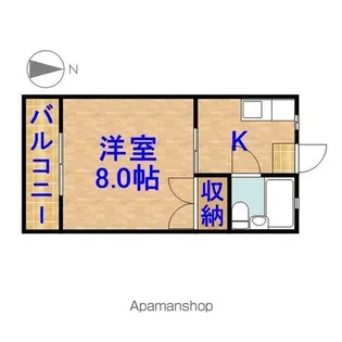 ハウス・インテック【203号室】の間取り