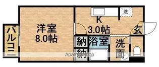 フォレスト【2階】の間取り