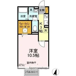 プランドール【1階】の間取り