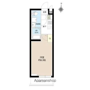 エスタート亀有【5階】の間取り