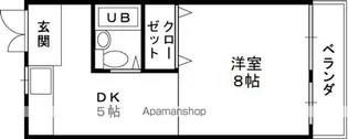 宝マンション【2階】の間取り