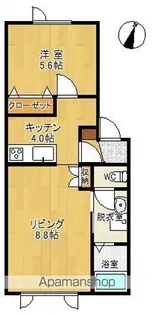 ル・マージュⅡ【2B号室】の間取り