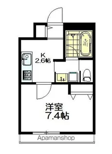 ベルミー和田【1階】の間取り
