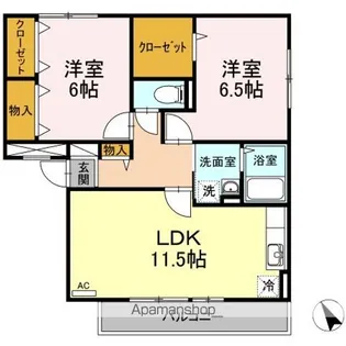 プレミールコート【3階】の間取り