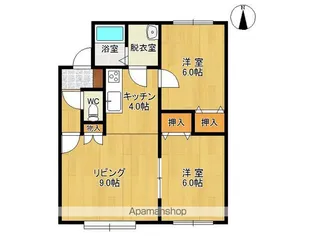 オーセントⅡ【101号室】の間取り