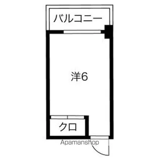 覚王山ドミトリー河合ビル(男子学生寮)【4階】の間取り
