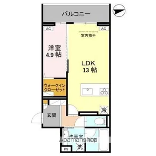 RESIDENCE KAZE 桜【2階】の間取り