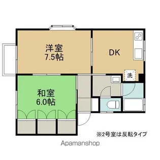 サンアベニュー東安庭A【11号室】の間取り