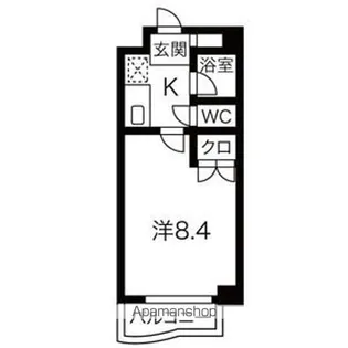 シティライフ高社【4F号室】の間取り