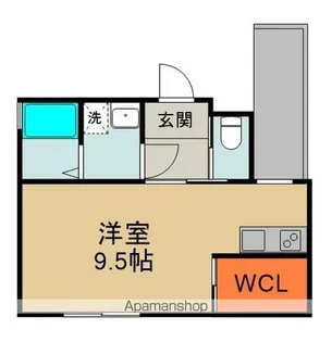 アレグリア守口【3階】の間取り