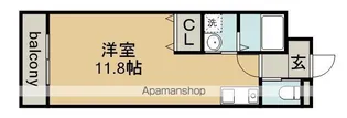 メゾンエスポワール【1階】の間取り