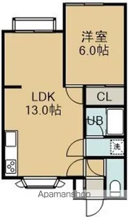 ハミール山の手【1階】の間取り
