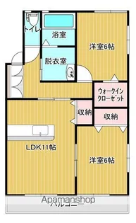 WINハウス【201号室】の間取り