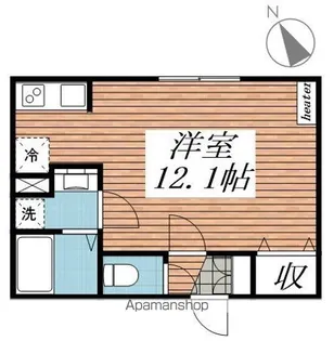 ナチュリラⅣ【105号室】の間取り
