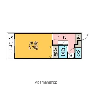 プレジール sunshine【1階】の間取り