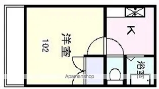 サンビレッジ【206号室】の間取り