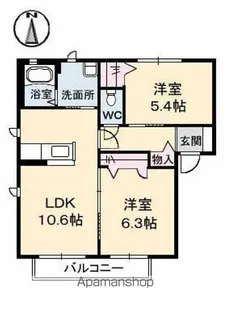 ブランシェ桜 B棟【2階】の間取り
