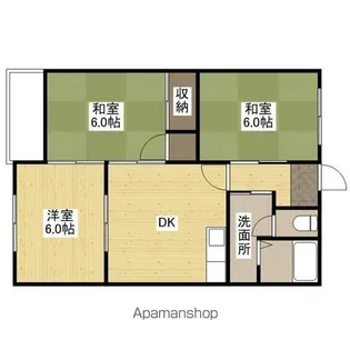坂上マンション【2階】の間取り