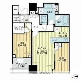 パークコート ザ・三番町ハウス【4階】の間取り