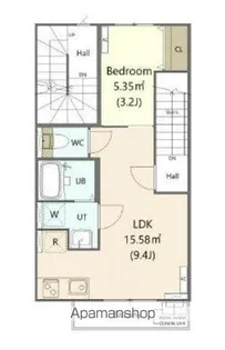 ラ・リュール宮千代【2階】の間取り