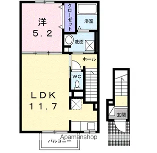 リーブル【2階】の間取り