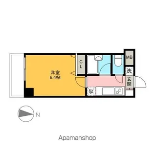 レジディア大島【2階】の間取り