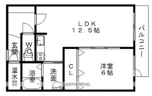 安ら木【3階】の間取り