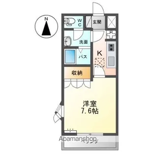 ライラック【105号室】の間取り