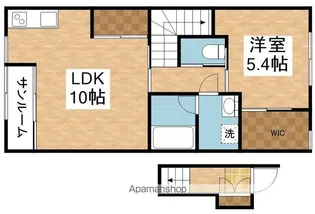LA・LUNAⅠ【2階】の間取り