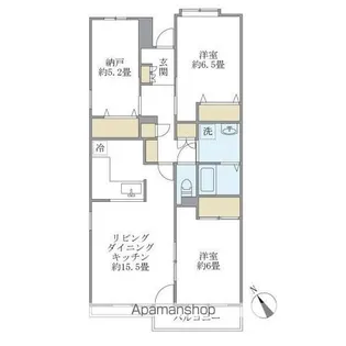 ISM南柏【6階】の間取り