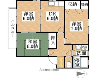 ピューラⅡ【2階】の間取り