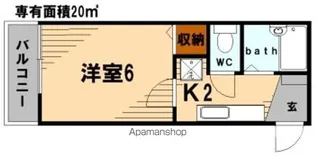 ヨーデルハイツ【201号室】の間取り