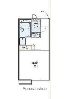 レオパレス春日清光【2階】の間取り