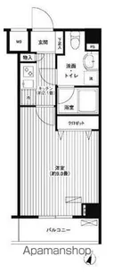 グランハイツ東中野【3階】の間取り
