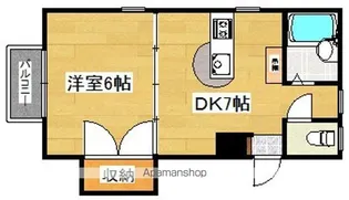 ビラ中倉【201号室】の間取り