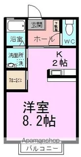 アビタスィオン【1階】の間取り