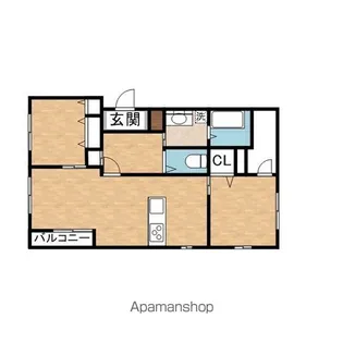 THE ROOM【1階】の間取り