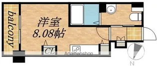 パシフィックタワー札幌【1402号室】の間取り