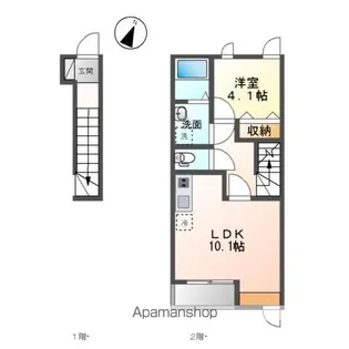 プランドール .I【2階】の間取り