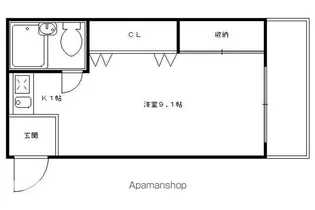 アースコート四ノ宮【306号室】の間取り