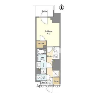 ドゥーエ亀戸【4階】の間取り