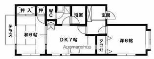 ピナクルDOZEN(B,C,D)【D102号室】の間取り