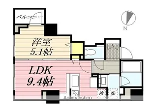 ラ・クラッセ札幌大通ウエスト【3階】の間取り