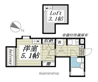 オネスティパレス【1階】の間取り