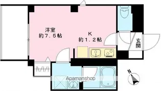 GEM西新宿(ZEH)【502号室号室】の間取り