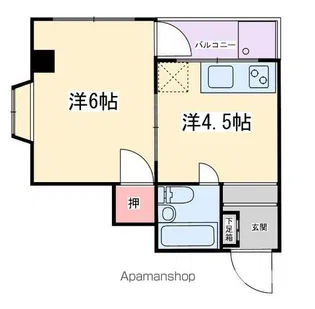 サンライズ堀溝【2階】の間取り
