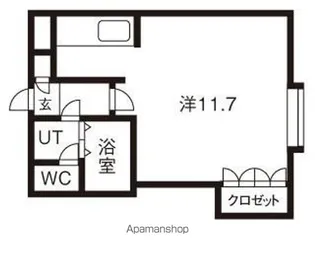 文京台レジデンスⅡ【406号室】の間取り